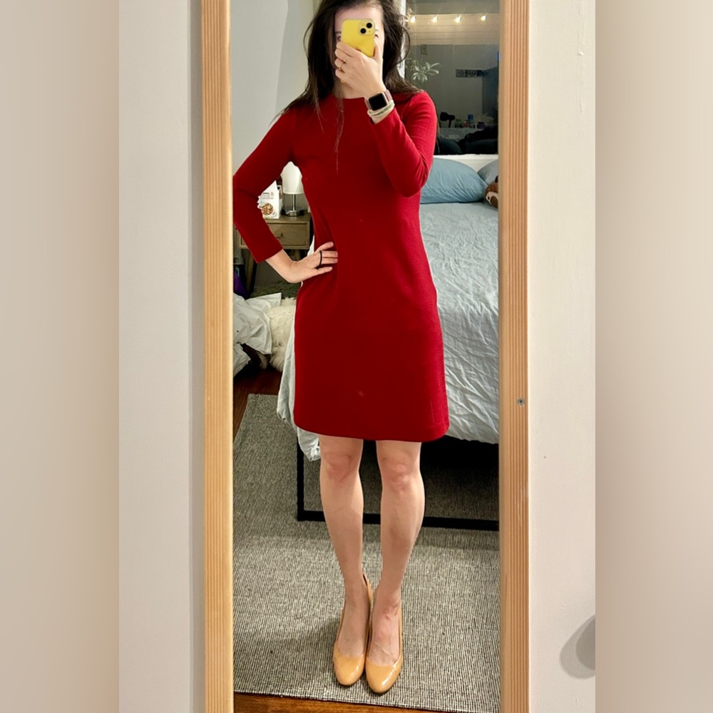 Vince deep rich red crimson dress xs (bodycon - with lots of stretch!)